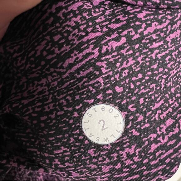 Lululemon Fast & Free 7/8 Tight II Nulux Salt Dark Mystic Black - Picture 6 of 10